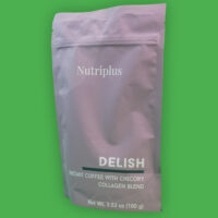 Café Instantáneo con Achicoria y Colágeno - NutriPlus Delish 3.53oz - Imagen 3