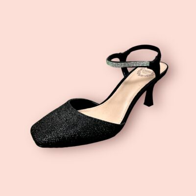 Sandalias de Tacón Alto con Brillos