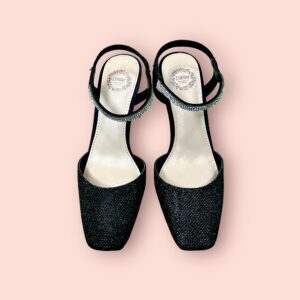 Sandalias de Tacón Alto con Brillos