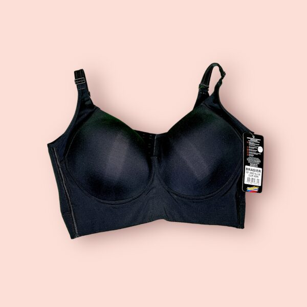 Brasier Deportivo Negro con Soporte Extra