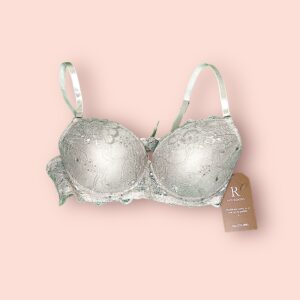 Sostén de Encaje Blanco con Soporte y Realce