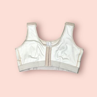 Rosmery Novedades – Sostén de Compresión Postquirúrgico en Blanco