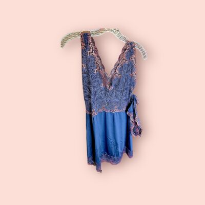 Conjunto de Lencería Azul