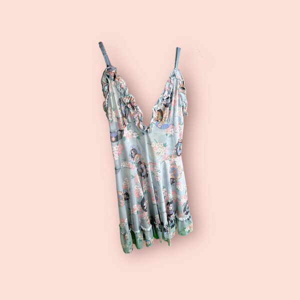 Conjunto de Lencería Floral en Color Verde Pastel - Rosmery Novedades