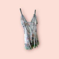 Conjunto de Lencería Floral en Color Verde Pastel - Rosmery Novedades - Imagen 2