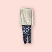 Pijama Dama con Estampado de Frase y Pantalón de Cuadros Pijama Dama con Estampado de Frase y Pantalón de Cuadros - Imagen 2